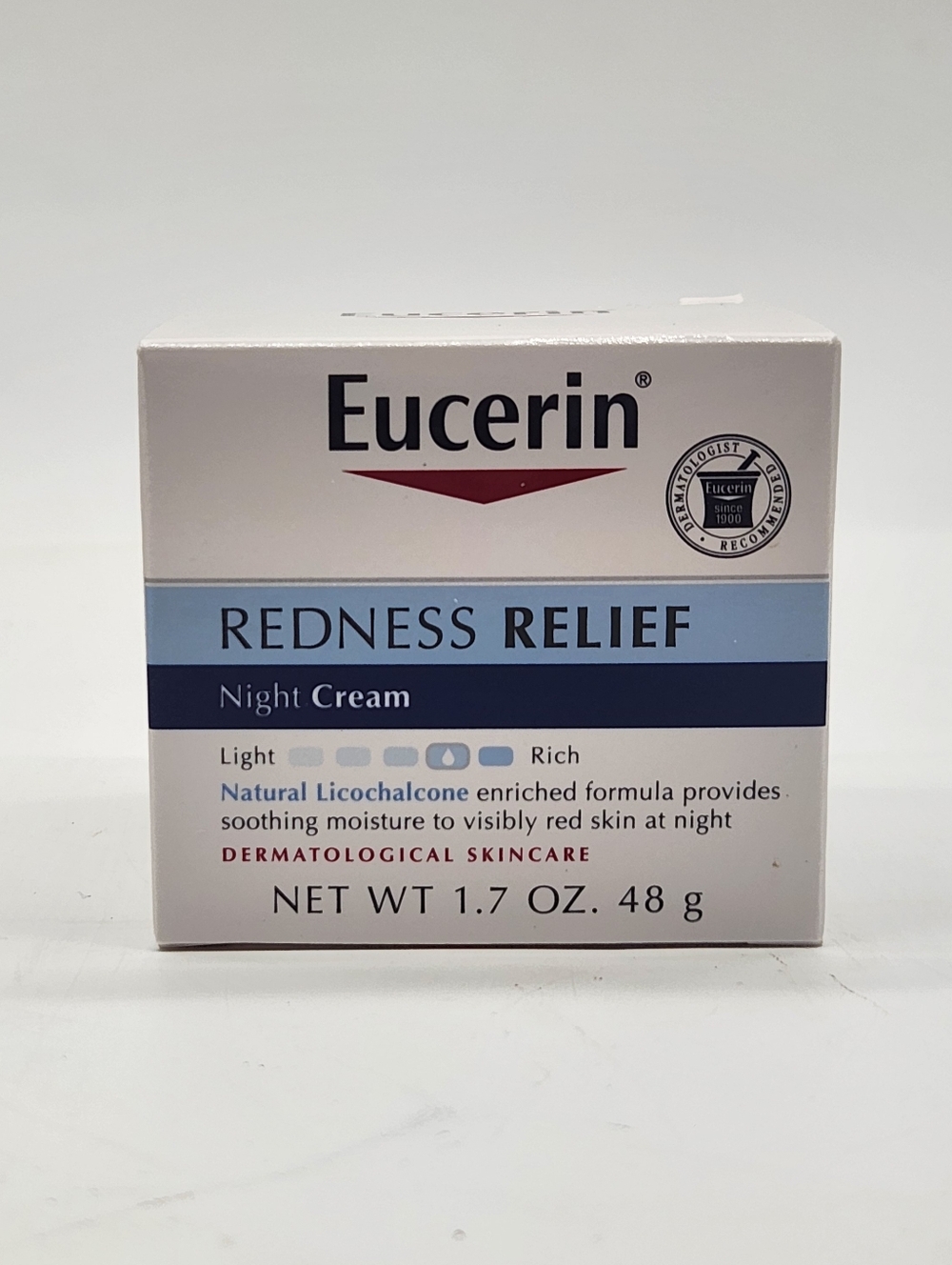 Eucerin Redness Relief Night Creme with Natural Licohalone 1.7 Oz